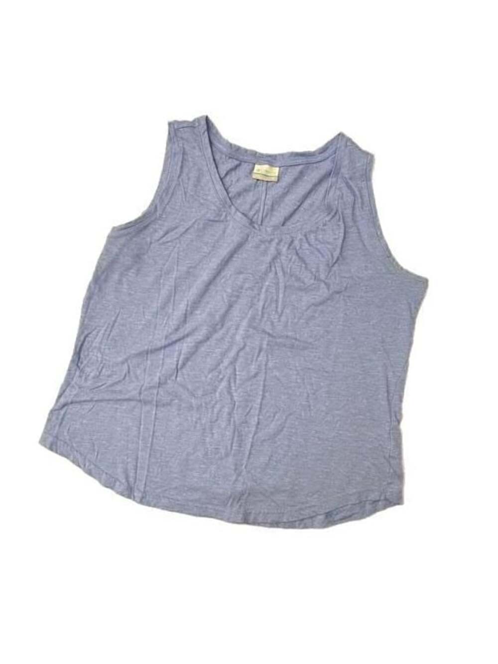 Columbia Sportswear Company Women's Sleeveless Tank Top in Blue Marled Fabric XL